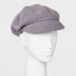 Women's‎ Polyester Beret Hat🌷Universal Thread Gray